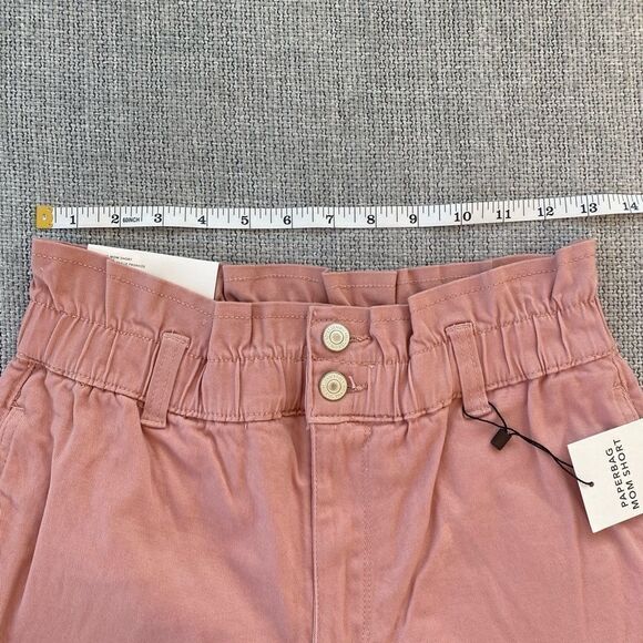 Bluenotes Paperbag Mom Short Womens Size XS Pink - Picture 8 of 9